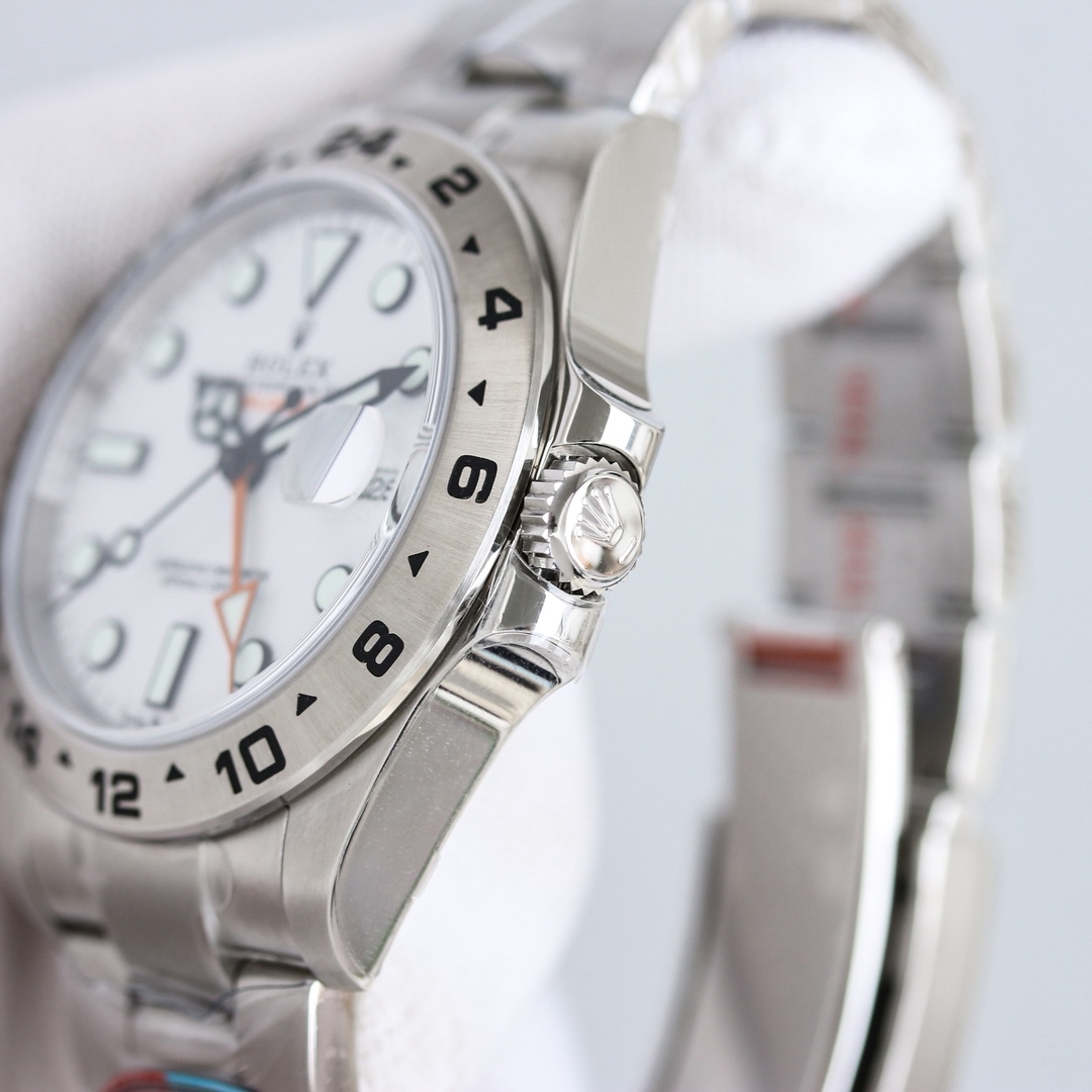 ROLEX 原單 男款 Explorer II 白面橙針GMT探險者腕錶 戶外運動款| 10 ROLEX 原單 男款 Explorer II 白面橙針GMT探險者腕錶 戶外運動款
