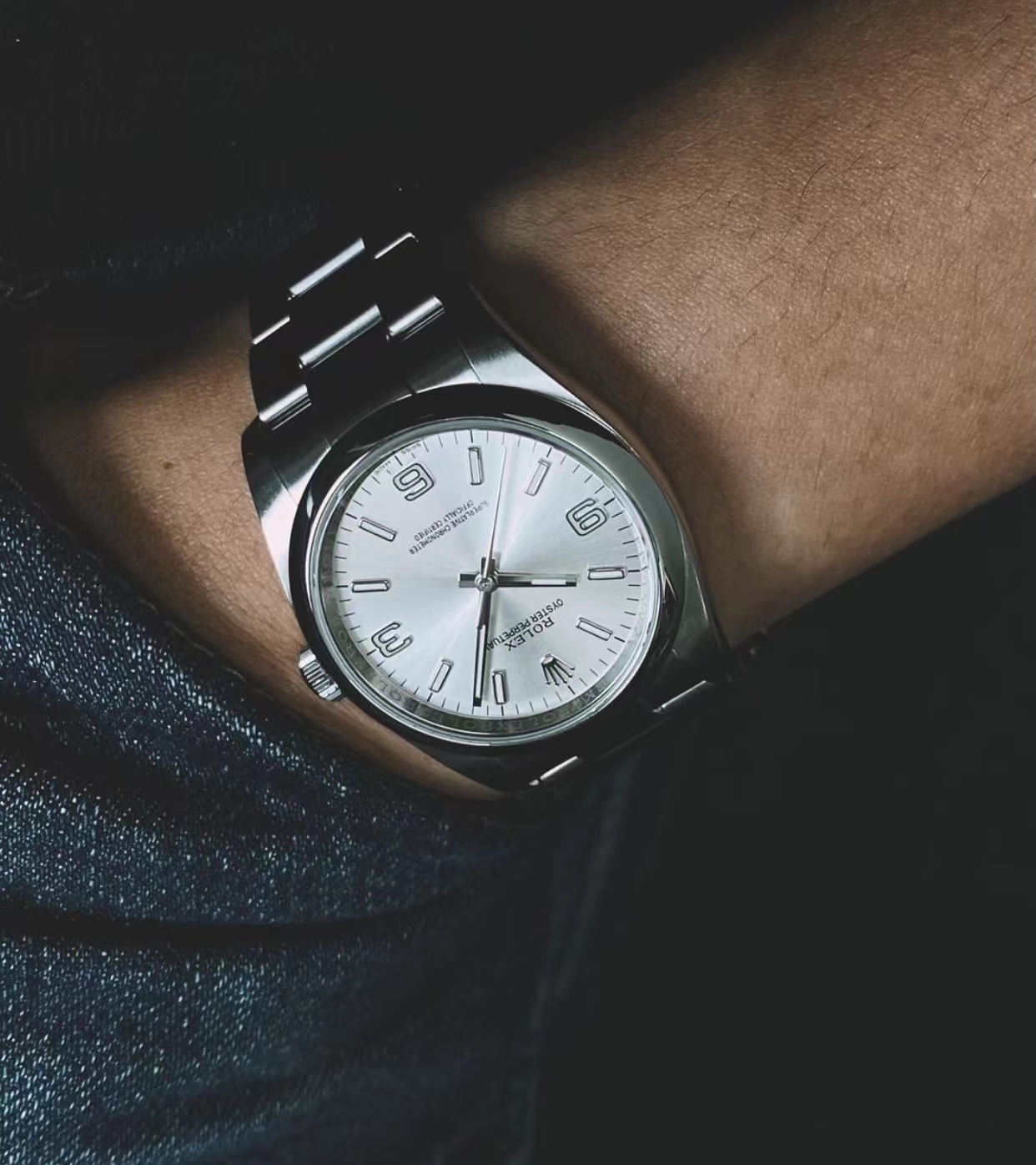 ROLEX A貨 男款 Oyster Perpetual 白面機械腕錶 簡約百搭款| 6 ROLEX A貨 男款 Oyster Perpetual 白面機械腕錶 簡約百搭款