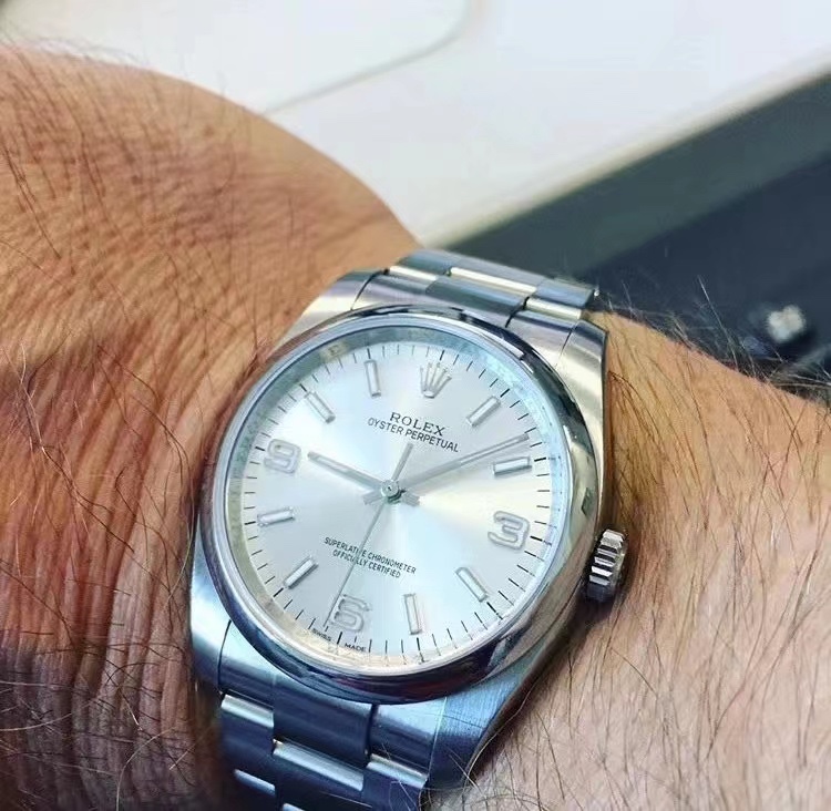 ROLEX A貨 男款 Oyster Perpetual 白面機械腕錶 簡約百搭款| 11 ROLEX A貨 男款 Oyster Perpetual 白面機械腕錶 簡約百搭款