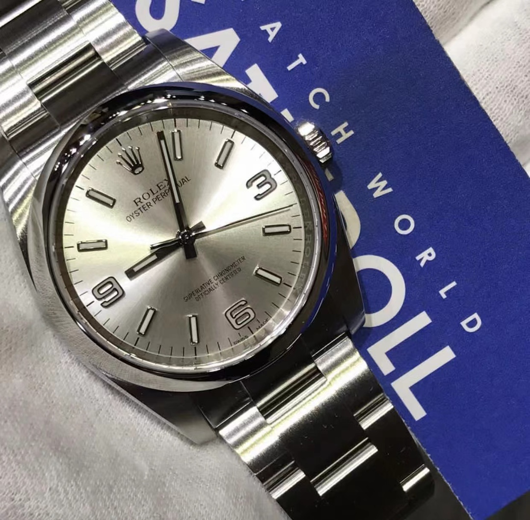 ROLEX A貨 男款 Oyster Perpetual 白面機械腕錶 簡約百搭款| 9 ROLEX A貨 男款 Oyster Perpetual 白面機械腕錶 簡約百搭款