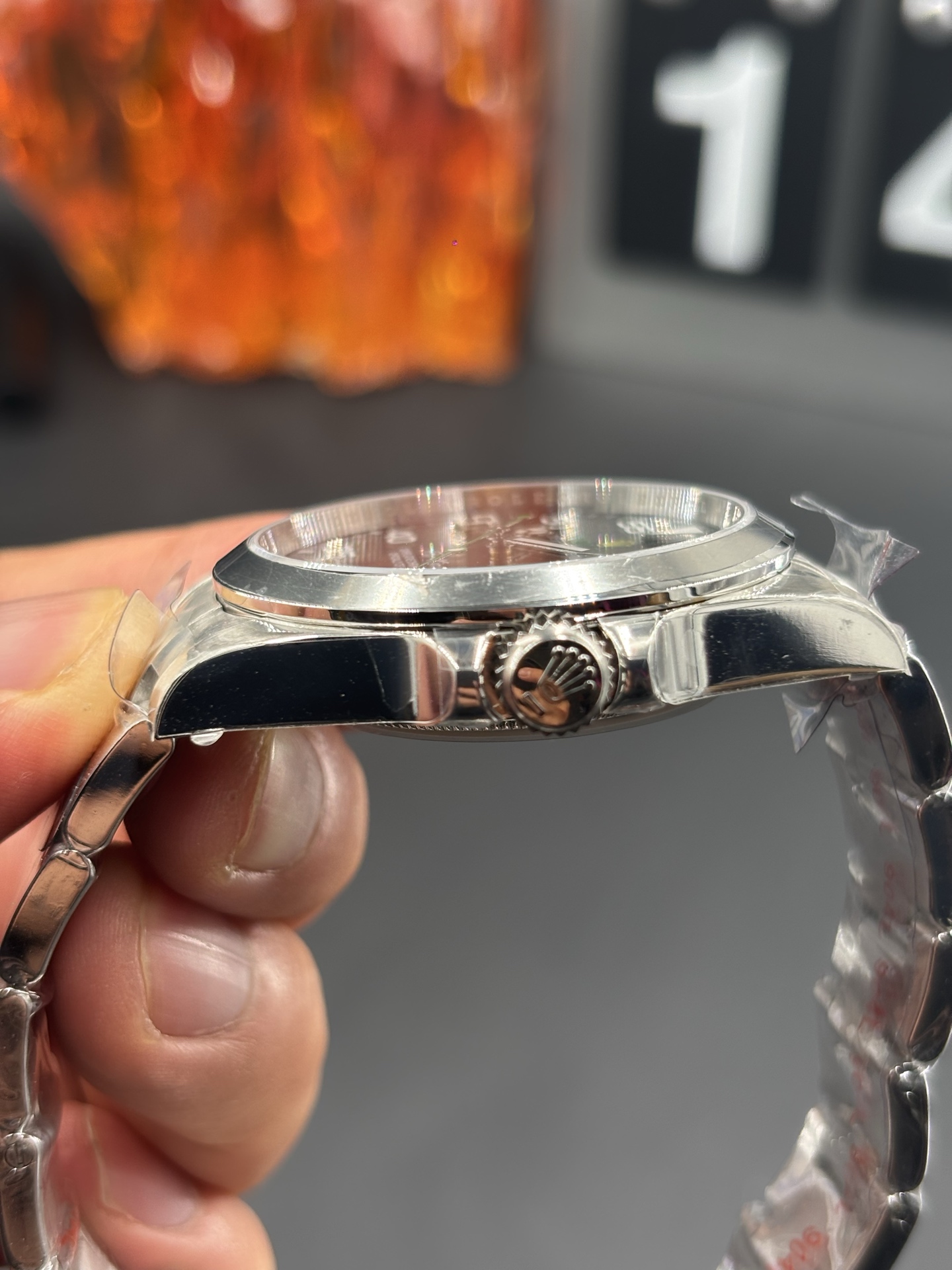 ROLEX 高仿 男款 Air King 黑面飛行員機械腕錶 運動風款| 12 ROLEX 高仿 男款 Air King 黑面飛行員機械腕錶 運動風款