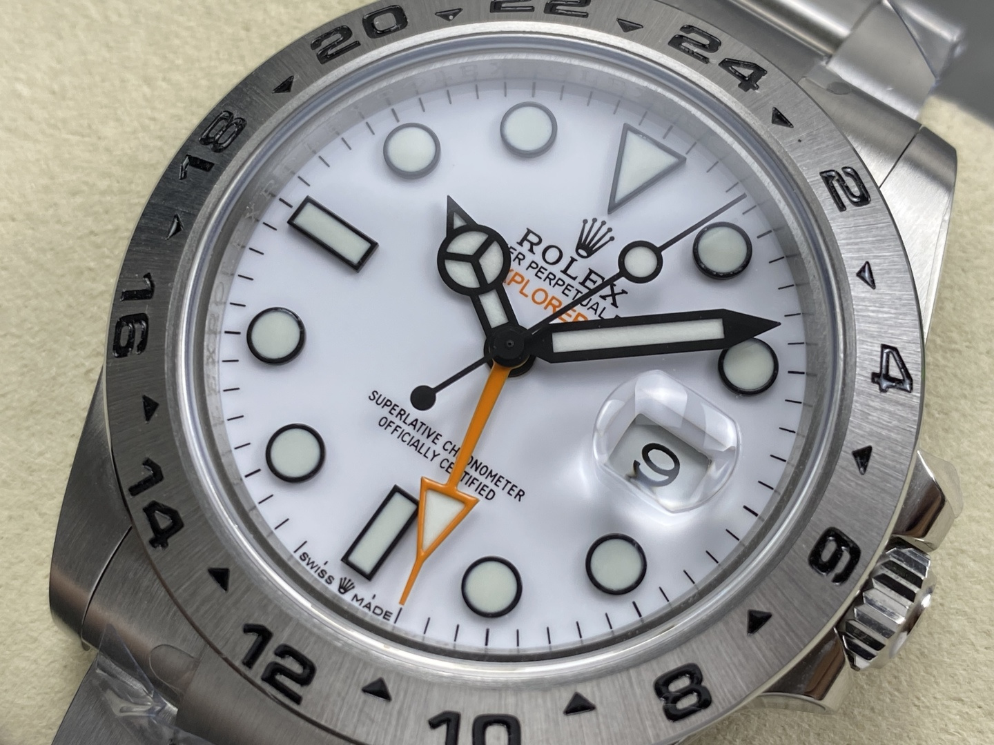 ROLEX 一比一 男款 Explorer II 白面GMT探險者腕錶 經典款| 13 ROLEX 一比一 男款 Explorer II 白面GMT探險者腕錶 經典款