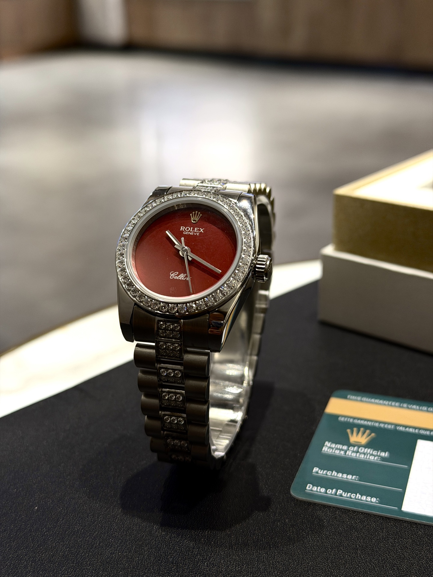 Rolex 高仿 女款 Datejust 酒红色面腕錶 甜美時尚款| 13 Rolex 高仿 女款 Datejust 酒红色面腕錶 甜美時尚款