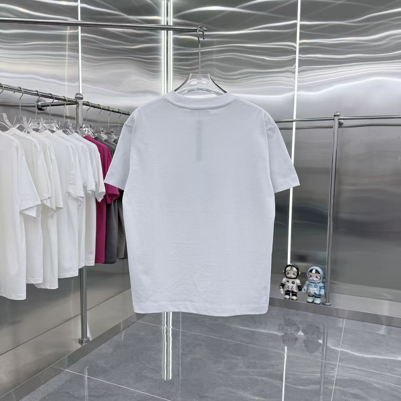 Balenciaga 原單 Luxury字母印花短袖T恤 白色百搭基礎款| 8 Balenciaga 原單 Luxury字母印花短袖T恤 白色百搭基礎款