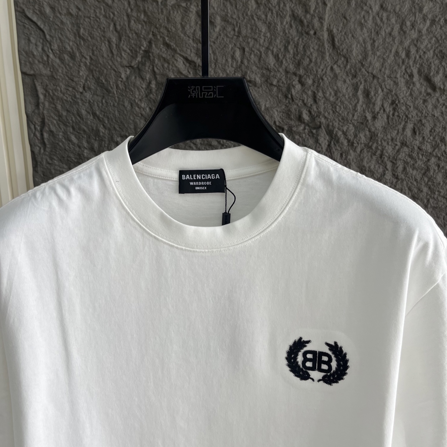 Balenciaga 高仿 背面字母印花短袖T恤 黑色潮流寬鬆款| 12 Balenciaga 高仿 背面字母印花短袖T恤 黑色潮流寬鬆款