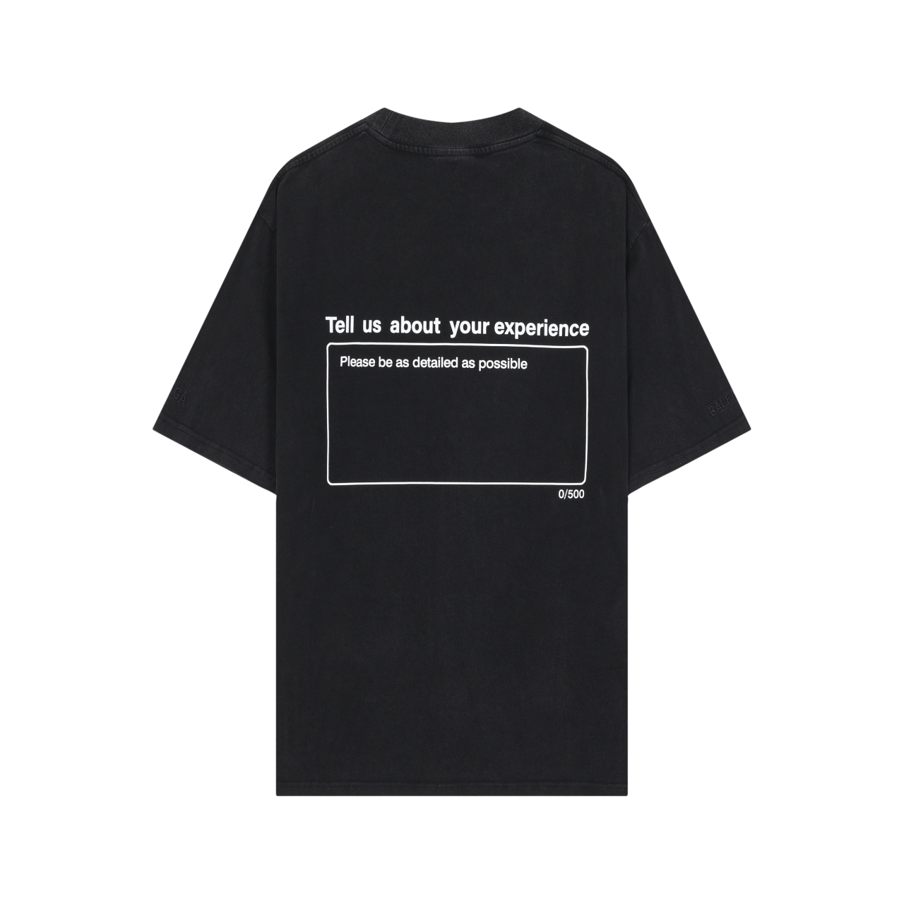 Balenciaga 一比一 五星印花短袖T恤 黑色街頭潮流寬鬆款| 13 Balenciaga 一比一 五星印花短袖T恤 黑色街頭潮流寬鬆款