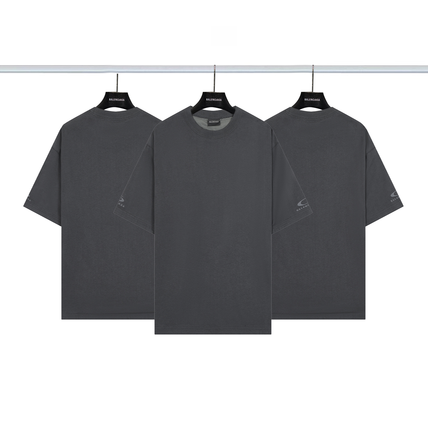Balenciaga 原單 素面短袖T恤 深灰色簡約百搭款| 6 Balenciaga 原單 素面短袖T恤 深灰色簡約百搭款