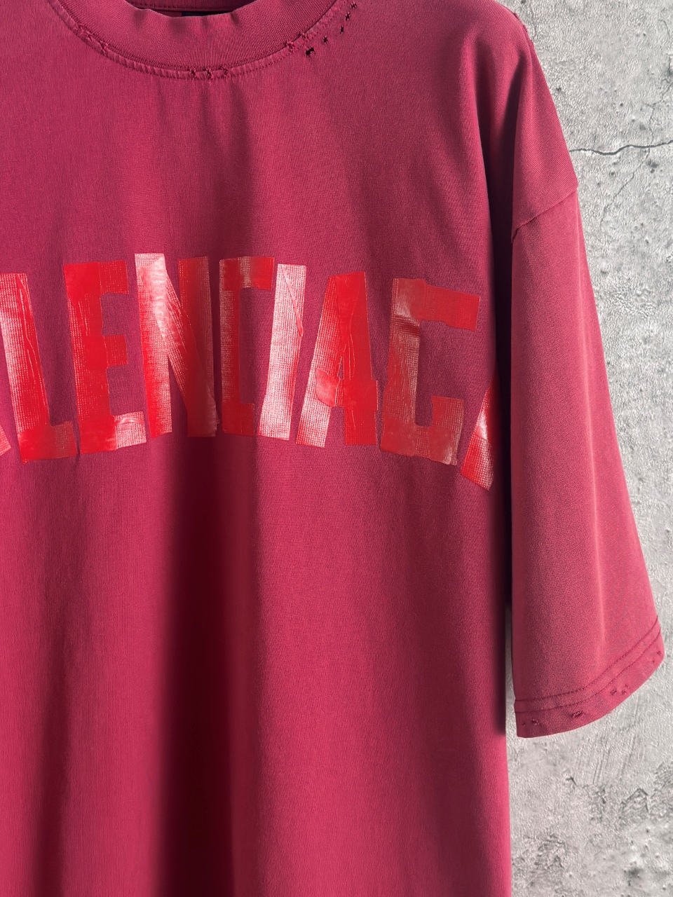 Balenciaga A貨 男款 字母印花寬鬆短袖T恤 做舊潮流街頭款| 13 Balenciaga A貨 男款 字母印花寬鬆短袖T恤 做舊潮流街頭款