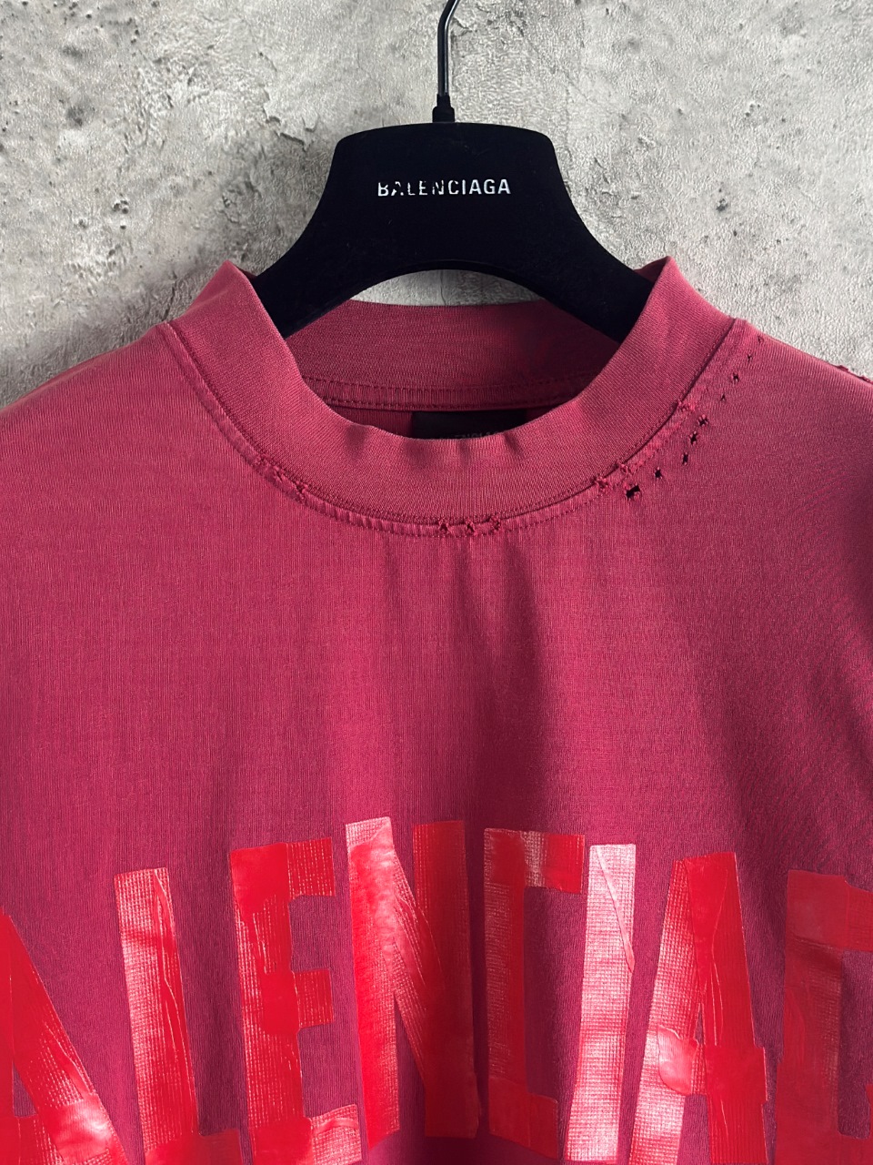 Balenciaga A貨 男款 字母印花寬鬆短袖T恤 做舊潮流街頭款| 12 Balenciaga A貨 男款 字母印花寬鬆短袖T恤 做舊潮流街頭款