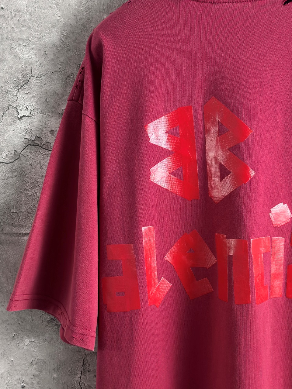 Balenciaga A貨 男款 字母印花寬鬆短袖T恤 做舊潮流街頭款| 11 Balenciaga A貨 男款 字母印花寬鬆短袖T恤 做舊潮流街頭款