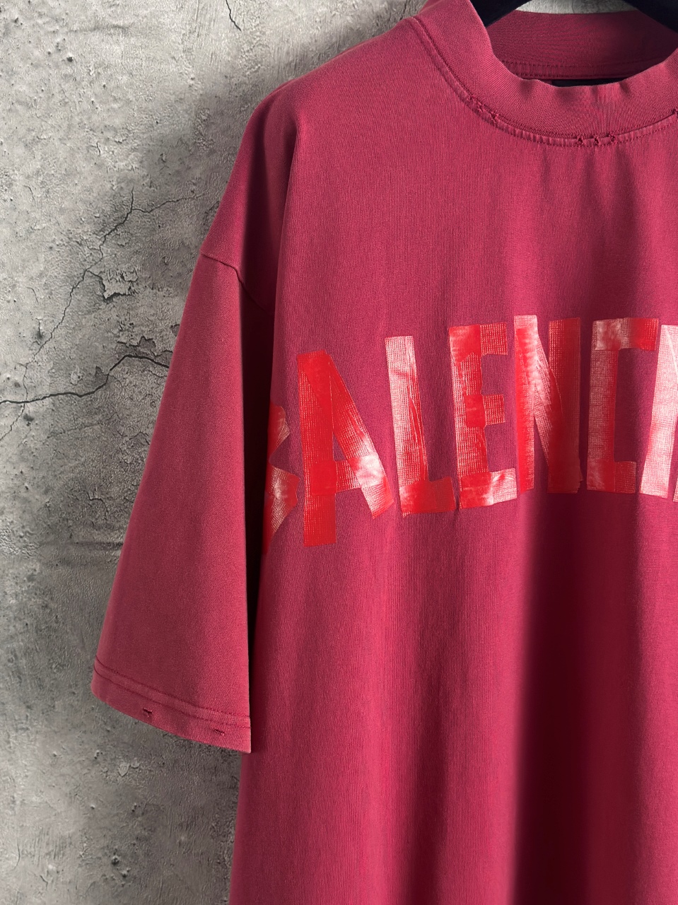 Balenciaga A貨 男款 字母印花寬鬆短袖T恤 做舊潮流街頭款| 10 Balenciaga A貨 男款 字母印花寬鬆短袖T恤 做舊潮流街頭款