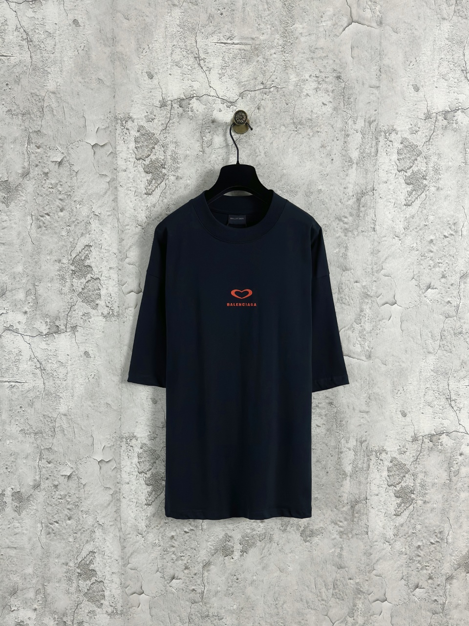 Balenciaga 高仿 男款 簡約LOGO寬鬆短袖T恤 百搭休閒款