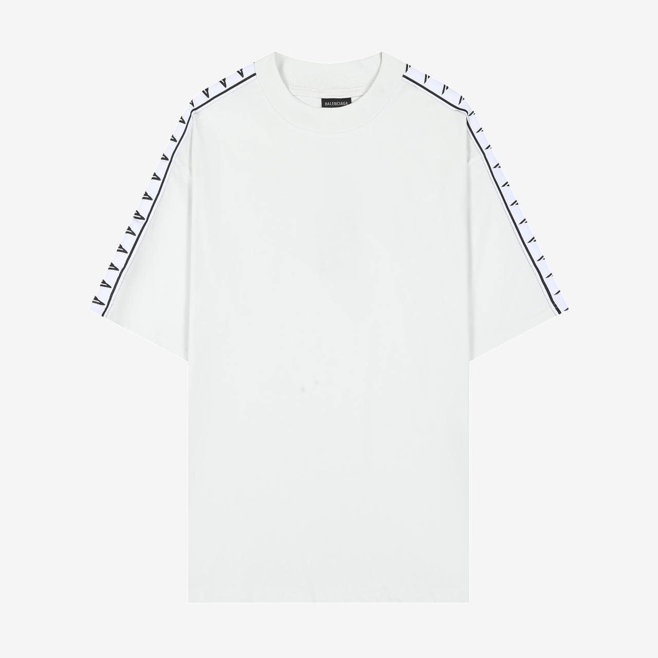 Balenciaga A貨 男款 純色寬鬆短袖T恤 側邊條紋設計休閒款| 13 Balenciaga A貨 男款 純色寬鬆短袖T恤 側邊條紋設計休閒款