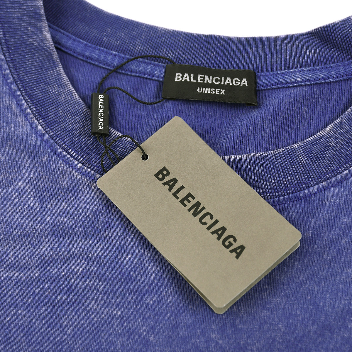 Balenciaga A貨 男款 蓝色素面寬版短袖T恤 簡約百搭款| 8 Balenciaga A貨 男款 蓝色素面寬版短袖T恤 簡約百搭款