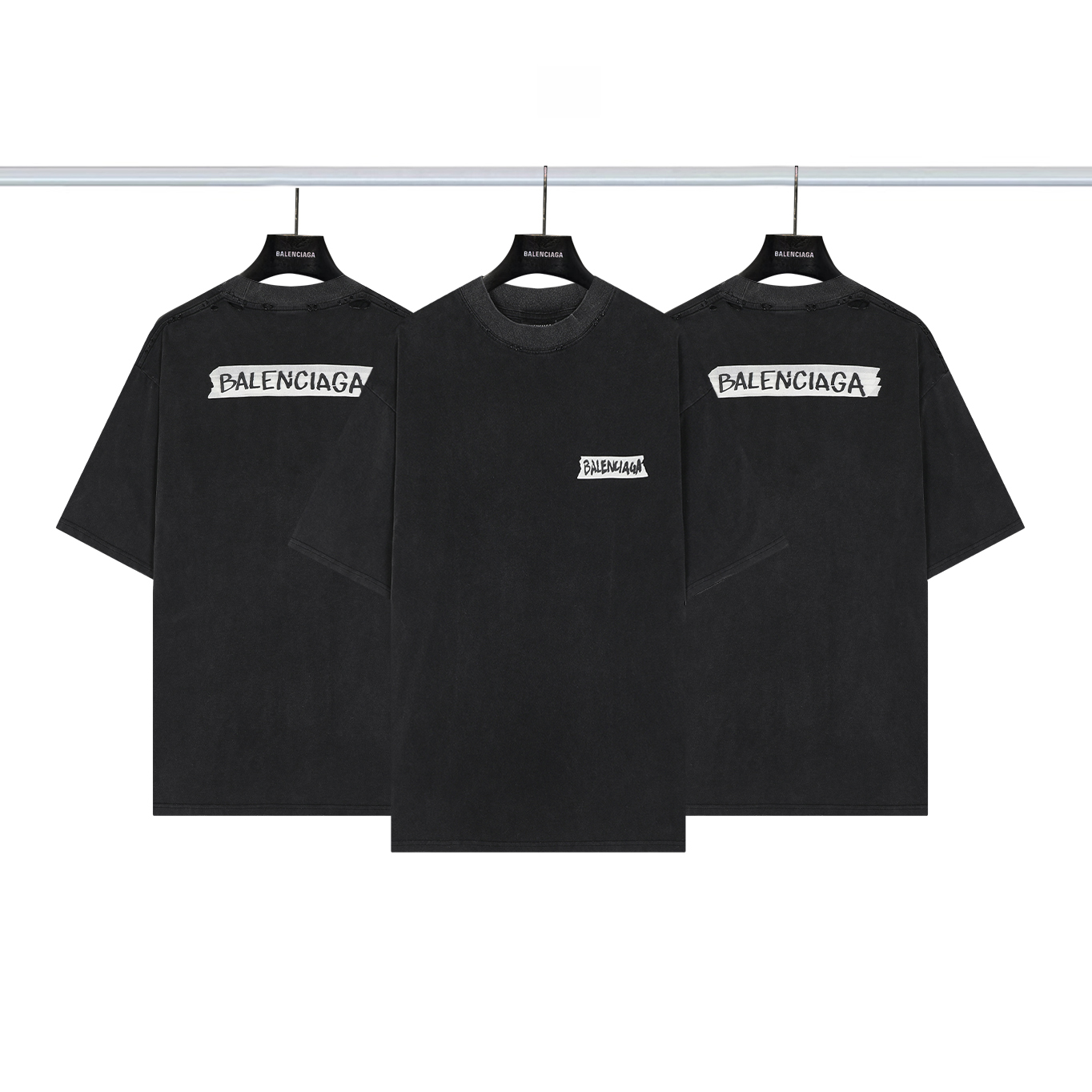 Balenciaga 一比一 男款 BB字母LOGO寬鬆短袖T恤 潮流百搭款| 6 Balenciaga 一比一 男款 BB字母LOGO寬鬆短袖T恤 潮流百搭款
