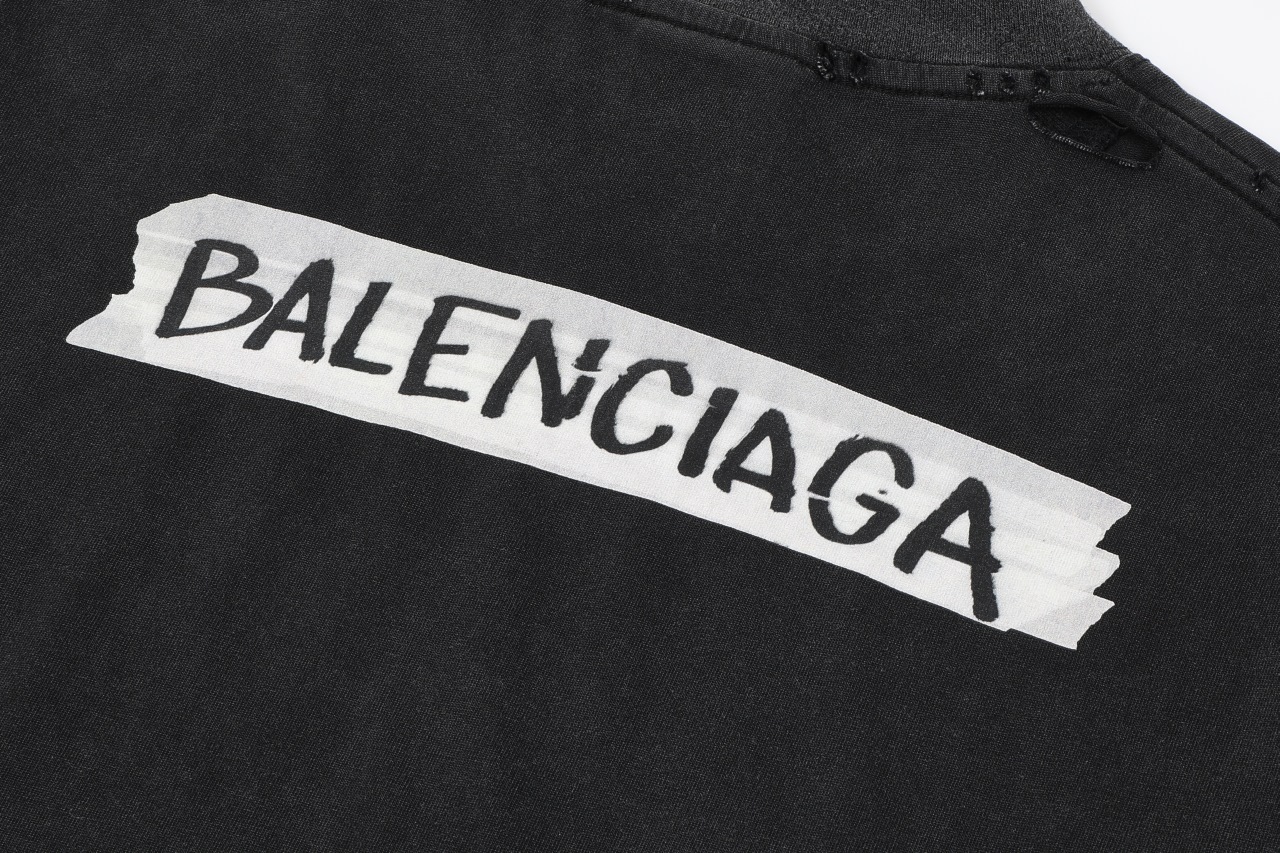 Balenciaga 一比一 男款 BB字母LOGO寬鬆短袖T恤 潮流百搭款| 8 Balenciaga 一比一 男款 BB字母LOGO寬鬆短袖T恤 潮流百搭款