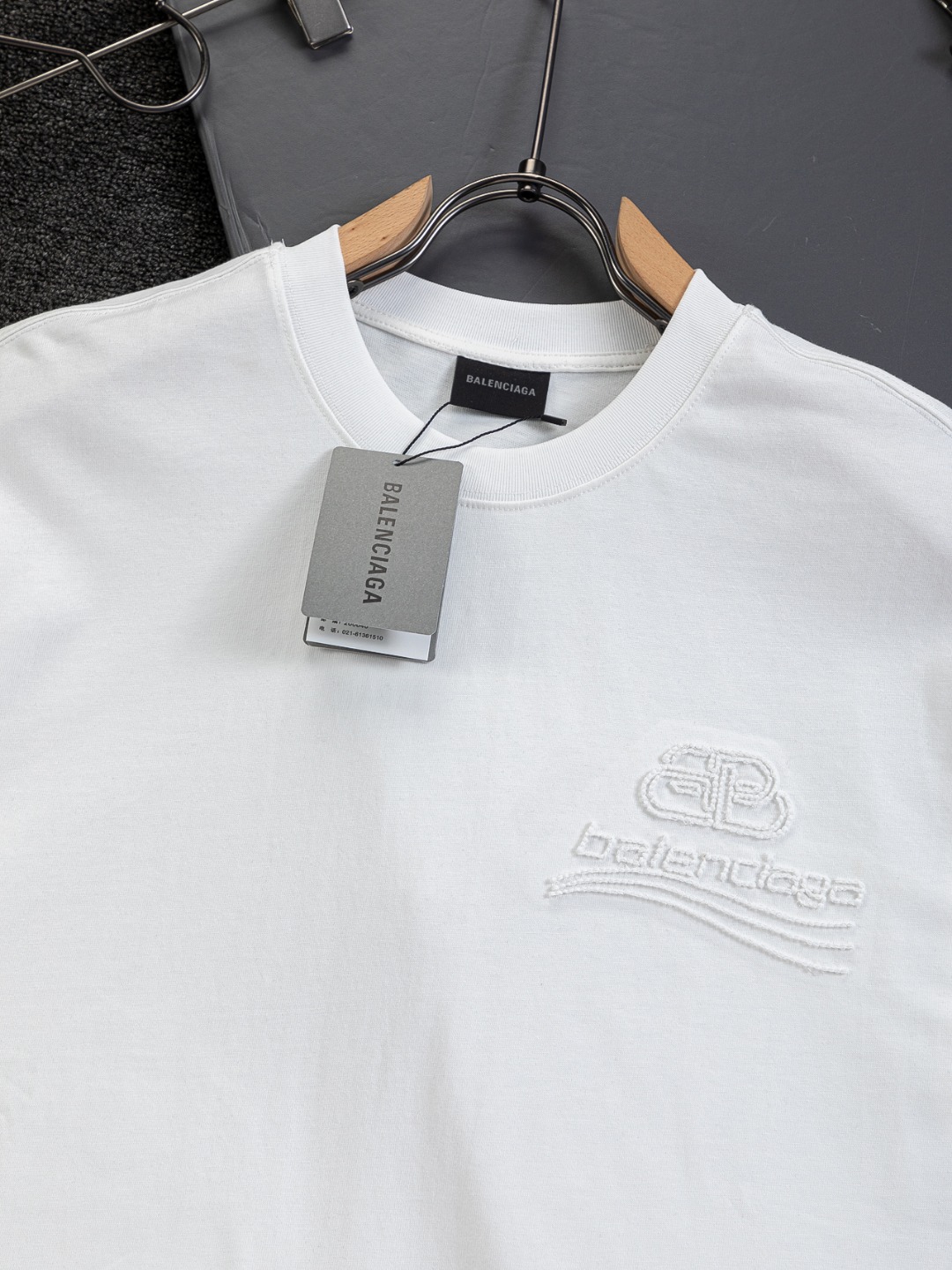 Balenciaga 高仿 男款 簡約刺繡LOGO寬鬆短袖T恤 百搭休閒款| 11 Balenciaga 高仿 男款 簡約刺繡LOGO寬鬆短袖T恤 百搭休閒款