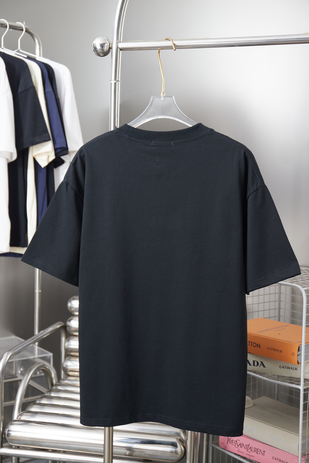 Balenciaga 高仿 個性字母印花短袖T恤 潮流寬鬆休閒上衣 黑色| 14 Balenciaga 高仿 個性字母印花短袖T恤 潮流寬鬆休閒上衣 黑色