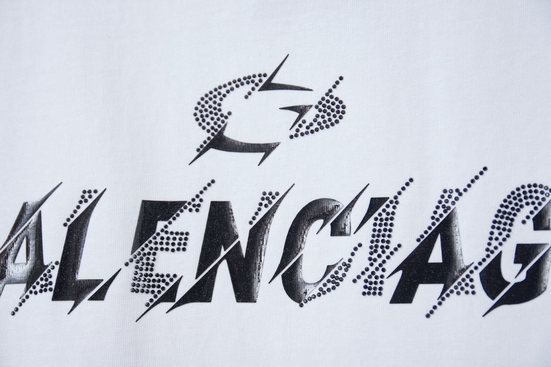 Balenciaga A貨 字母印花短袖T恤 潮流設計寬鬆休閒上衣 白色| 12 Balenciaga A貨 字母印花短袖T恤 潮流設計寬鬆休閒上衣 白色