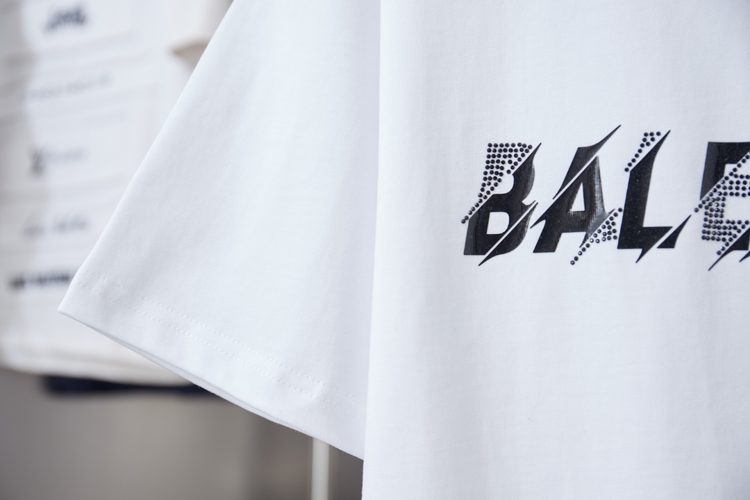 Balenciaga A貨 字母印花短袖T恤 潮流設計寬鬆休閒上衣 白色| 10 Balenciaga A貨 字母印花短袖T恤 潮流設計寬鬆休閒上衣 白色