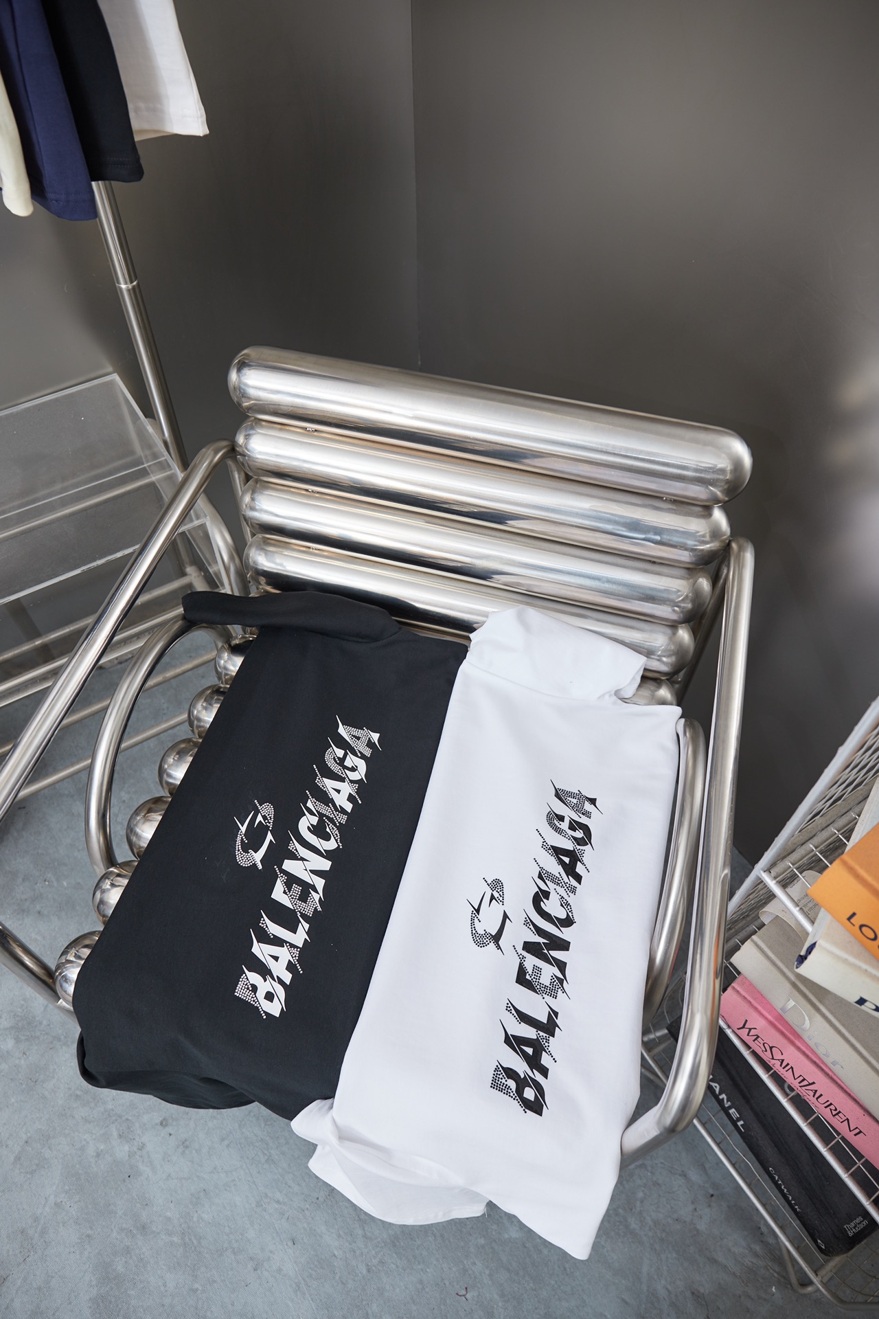 Balenciaga A貨 字母印花短袖T恤 潮流設計寬鬆休閒上衣 白色| 7 Balenciaga A貨 字母印花短袖T恤 潮流設計寬鬆休閒上衣 白色