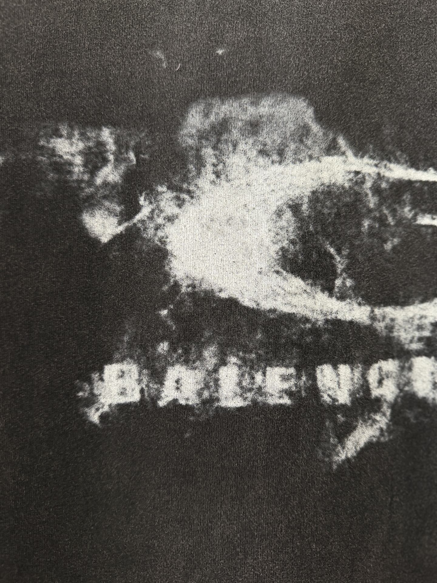 Balenciaga 高仿漸變水洗印花短袖T恤 寬鬆版街頭風男女同款黑色| 11 Balenciaga 高仿漸變水洗印花短袖T恤 寬鬆版街頭風男女同款黑色