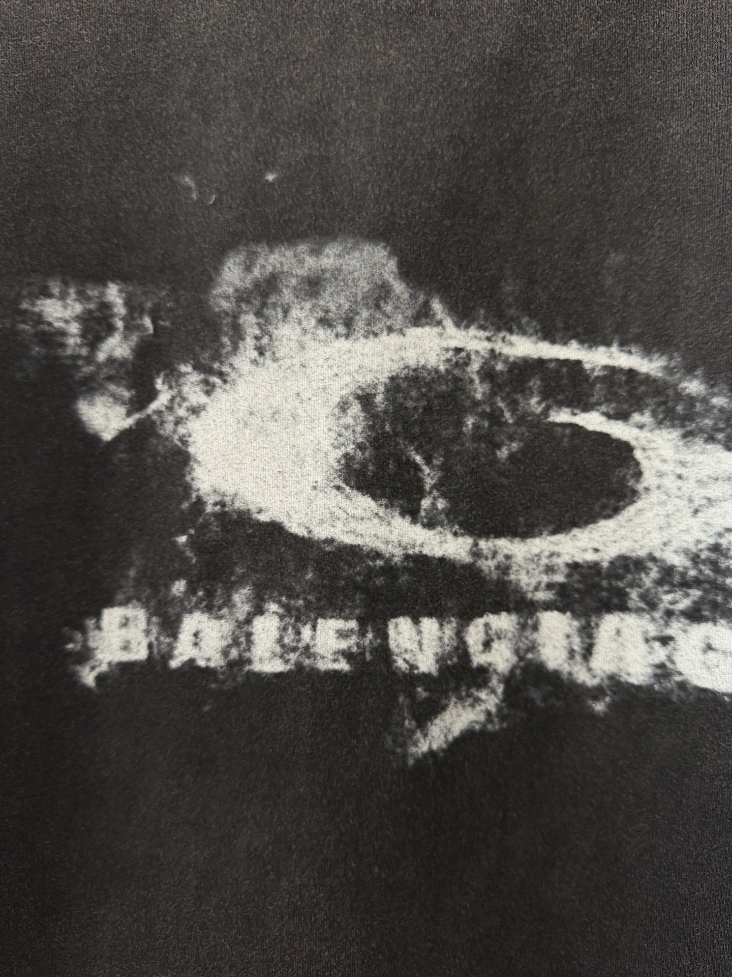 Balenciaga 高仿漸變水洗印花短袖T恤 寬鬆版街頭風男女同款黑色| 10 Balenciaga 高仿漸變水洗印花短袖T恤 寬鬆版街頭風男女同款黑色