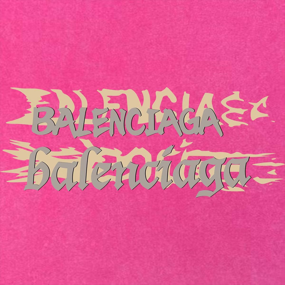 Balenciaga A貨彩色塗鴉Logo短袖T恤 寬鬆版街頭潮流男女同款粉色| 13 Balenciaga A貨彩色塗鴉Logo短袖T恤 寬鬆版街頭潮流男女同款粉色