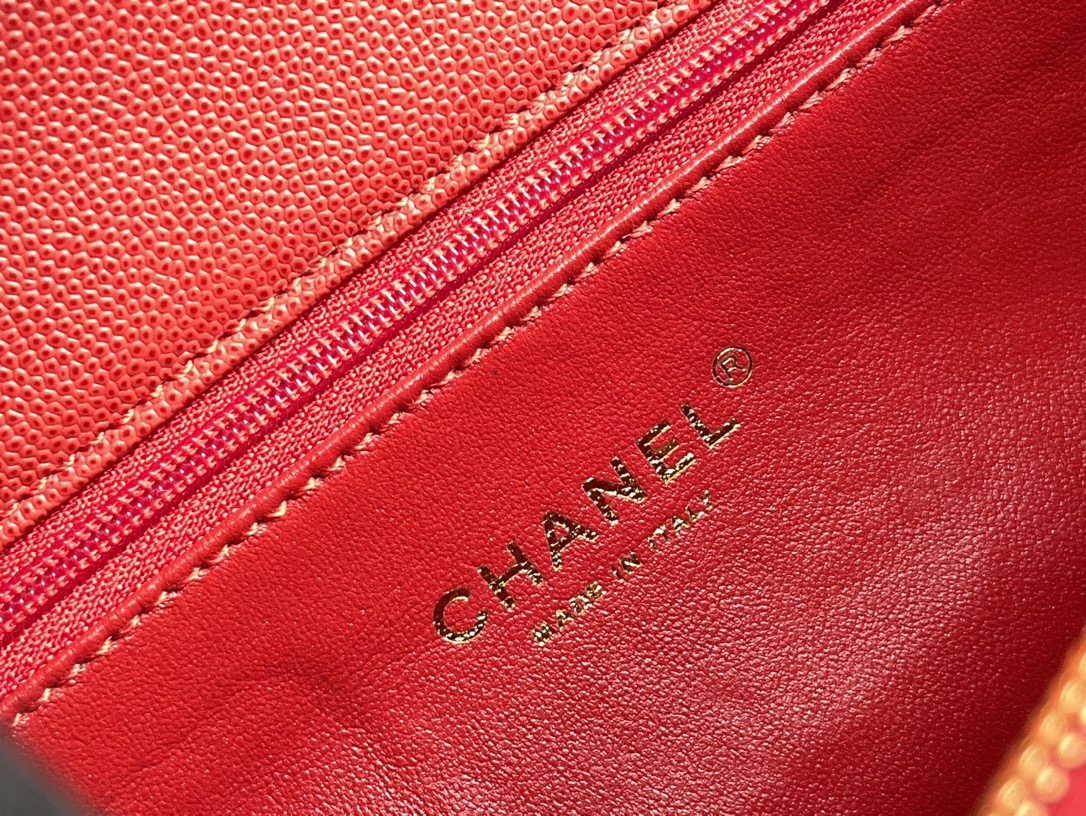 Chanel 一比一 女款 Coco Handle 小號菱格手提包 紅色 氣質亮眼款| 7 Chanel 一比一 女款 Coco Handle 小號菱格手提包 紅色 氣質亮眼款