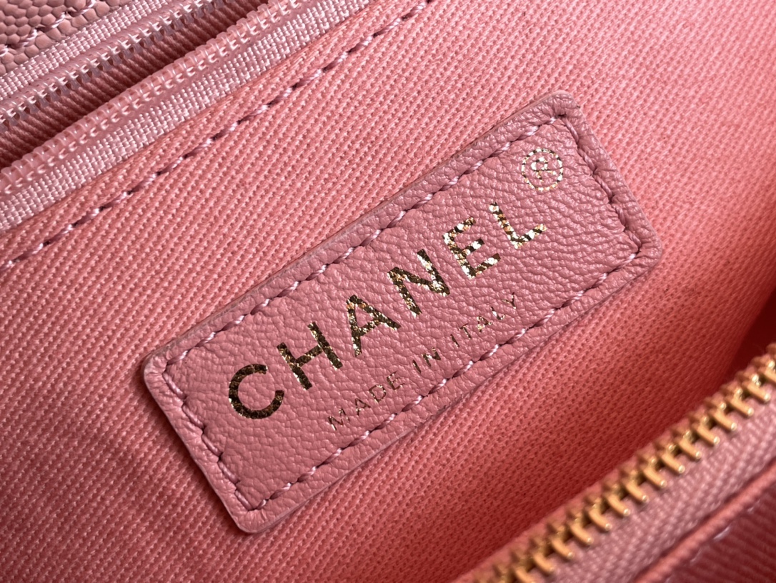CHANEL 一比一 Coco Handle 手提包 大號 粉色菱格紋鏈條翻蓋包| 7 CHANEL 一比一 Coco Handle 手提包 大號 粉色菱格紋鏈條翻蓋包
