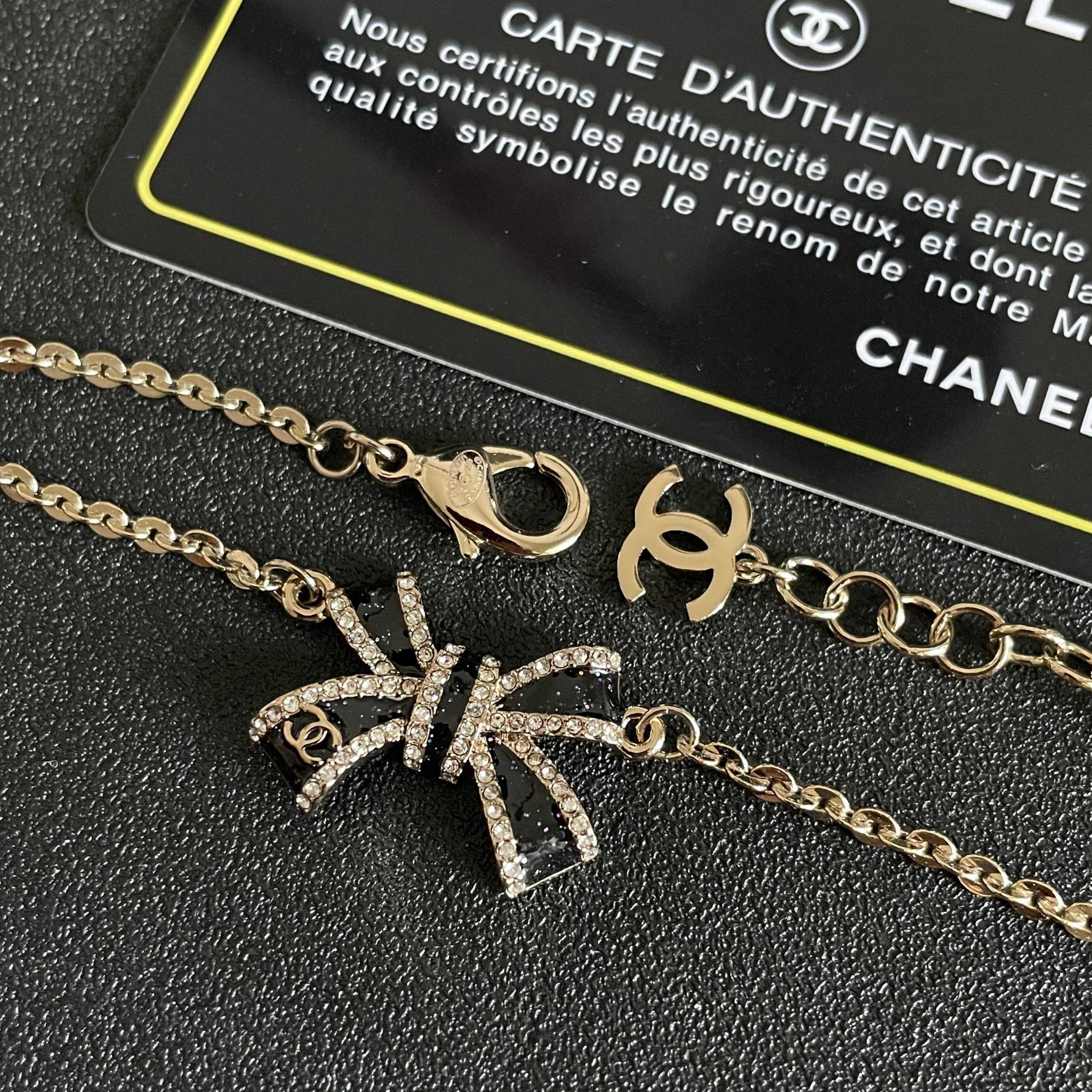 Chanel一比一蝴蝶結鑲鑽手鍊 高端優雅氣質手環| 8 Chanel一比一蝴蝶結鑲鑽手鍊 高端優雅氣質手環