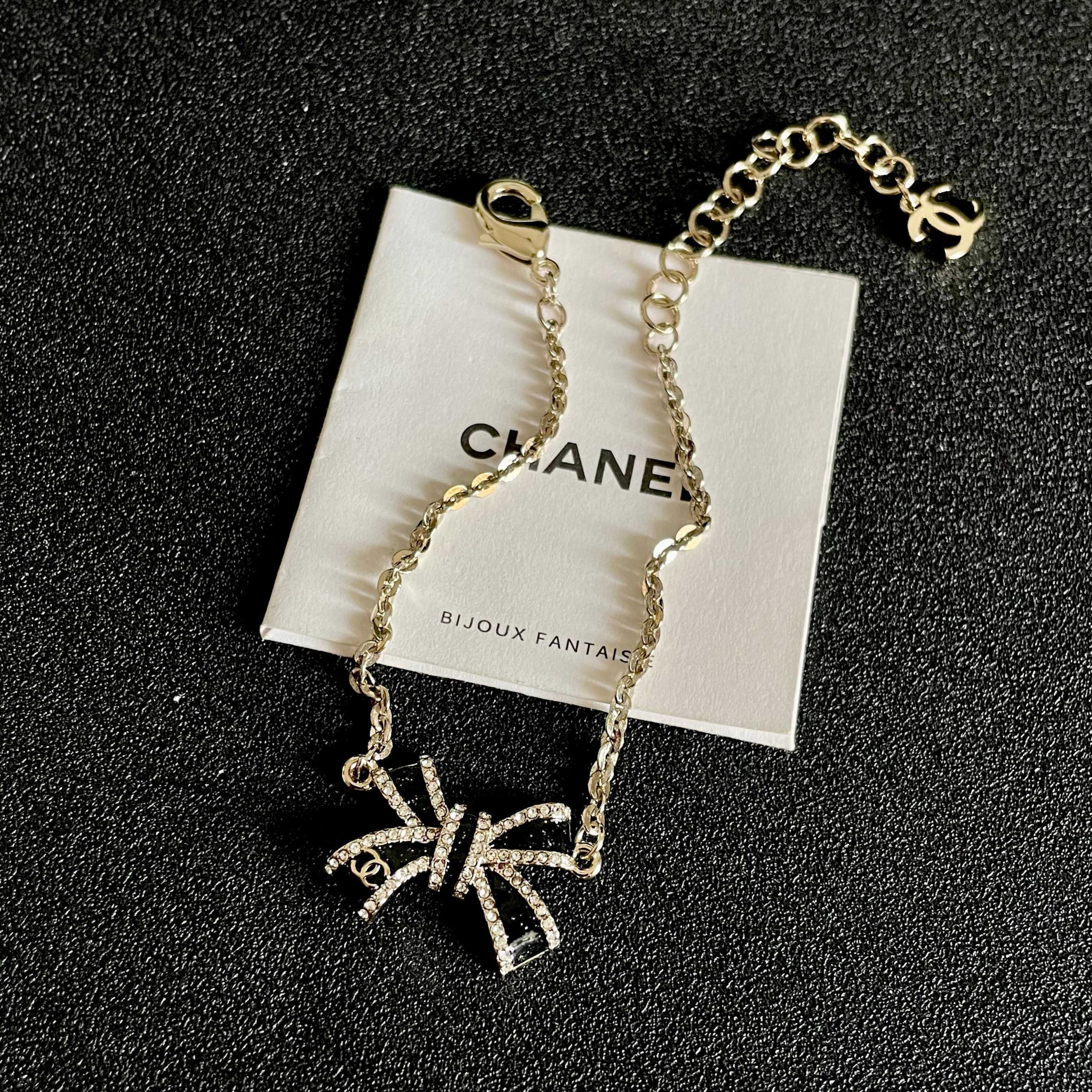 Chanel一比一蝴蝶結鑲鑽手鍊 高端優雅氣質手環| 7 Chanel一比一蝴蝶結鑲鑽手鍊 高端優雅氣質手環