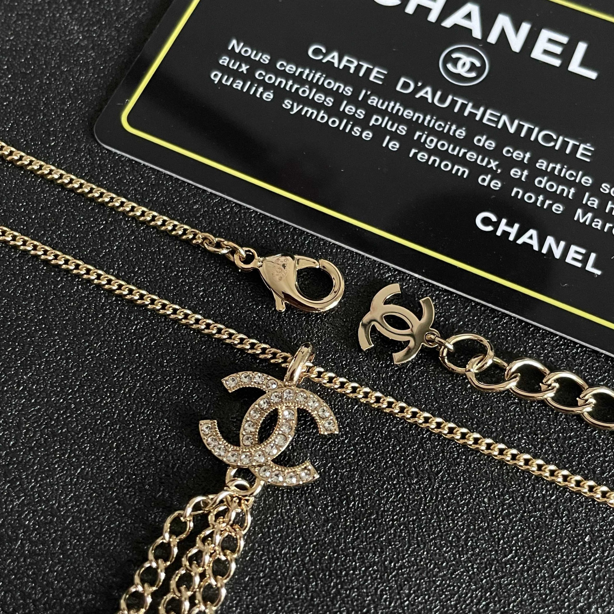 Chanel原單經典雙C流蘇項鍊 高端氣質長款鎖骨鏈| 8 Chanel原單經典雙C流蘇項鍊 高端氣質長款鎖骨鏈