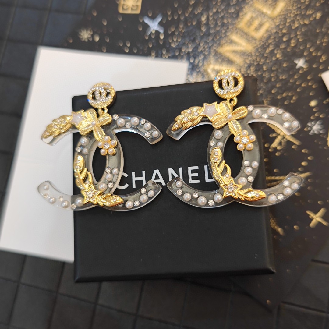 Chanel 原單 珍珠星星雙C耳環 夢幻設計 高級感耳飾推薦| 13 Chanel 原單 珍珠星星雙C耳環 夢幻設計 高級感耳飾推薦