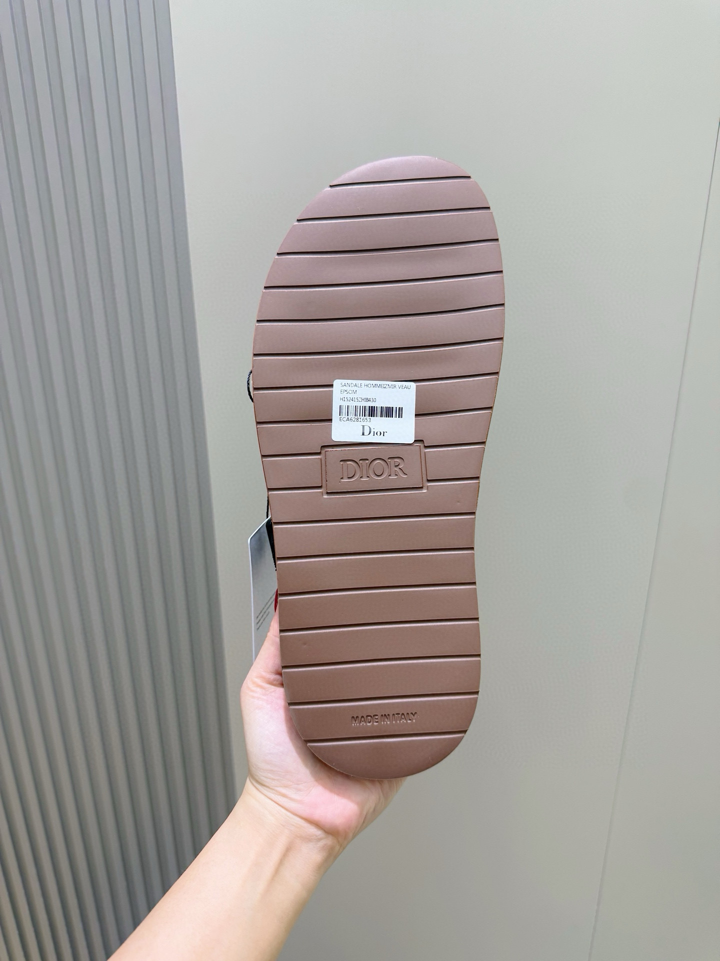 Dior一比一男士麂皮雙帶拖鞋棕色休閒百搭款| 9 Dior一比一男士麂皮雙帶拖鞋棕色休閒百搭款