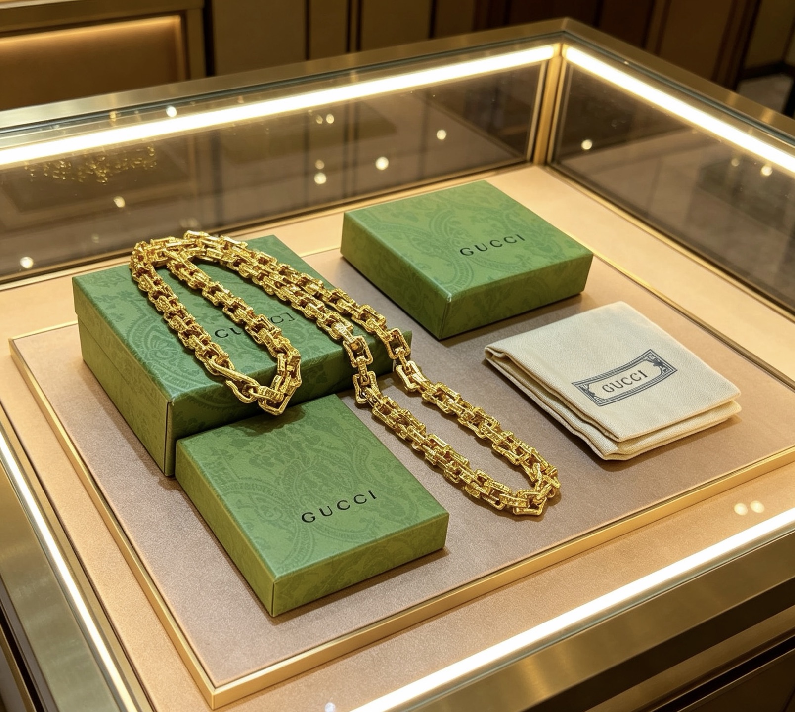 Gucci高仿金色鏈條項鍊 高級質感鍍金設計時尚百搭款| 11 Gucci高仿金色鏈條項鍊 高級質感鍍金設計時尚百搭款