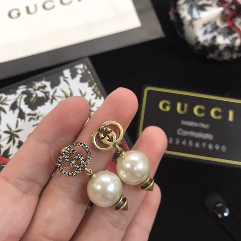 Gucci一比一雙G珍珠經典復古耳環 高端質感百搭款| 12 Gucci一比一雙G珍珠經典復古耳環 高端質感百搭款