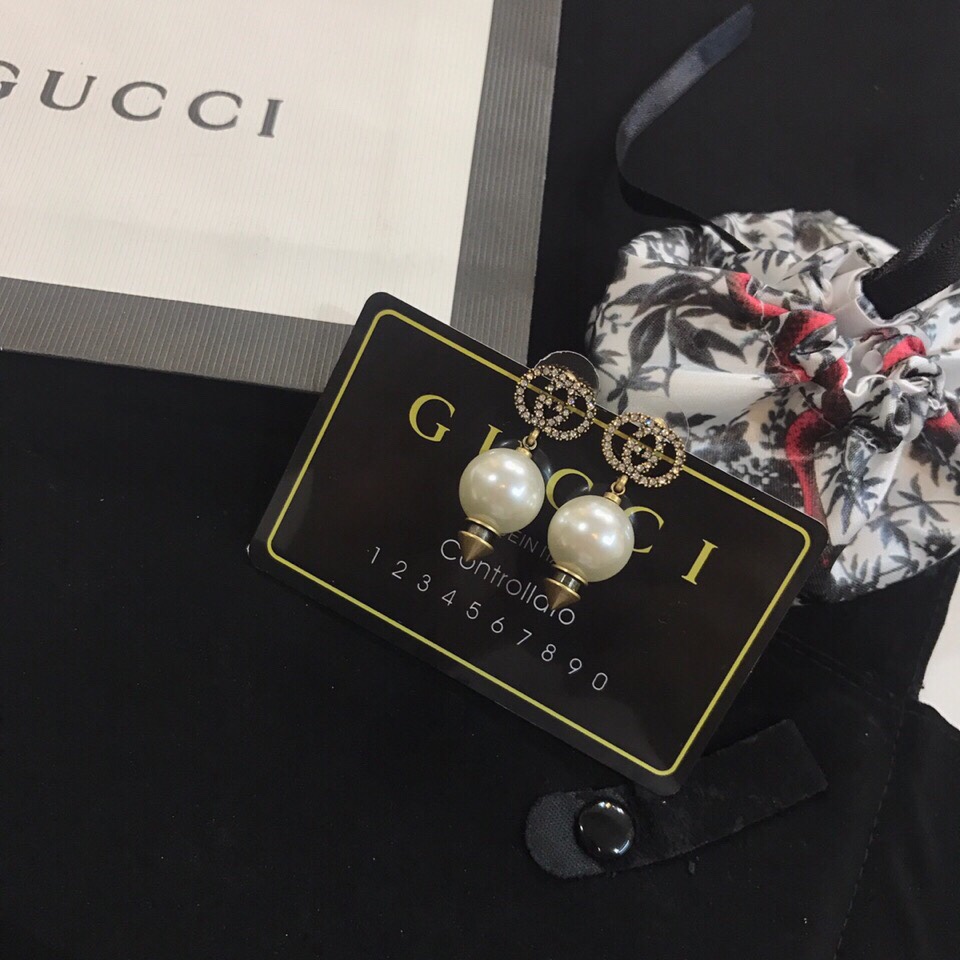 Gucci一比一雙G珍珠經典復古耳環 高端質感百搭款| 11 Gucci一比一雙G珍珠經典復古耳環 高端質感百搭款