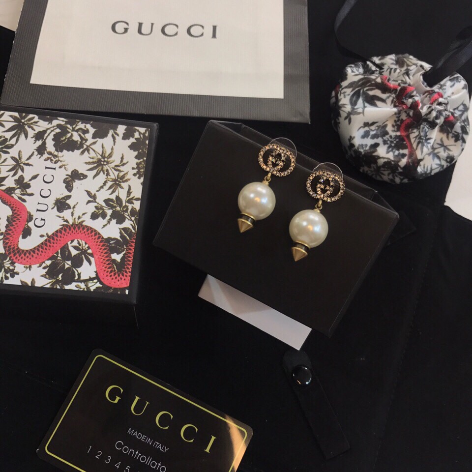 Gucci一比一雙G珍珠經典復古耳環 高端質感百搭款| 10 Gucci一比一雙G珍珠經典復古耳環 高端質感百搭款