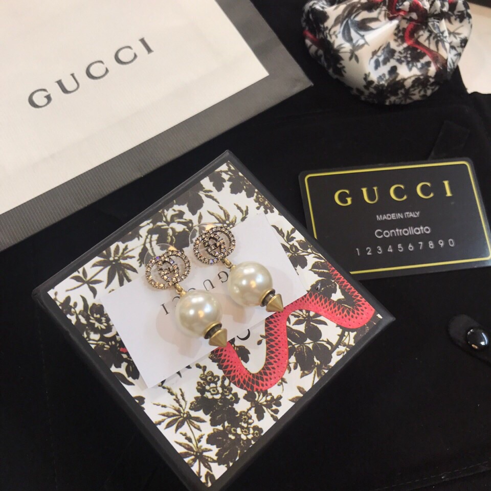 Gucci一比一雙G珍珠經典復古耳環 高端質感百搭款| 9 Gucci一比一雙G珍珠經典復古耳環 高端質感百搭款