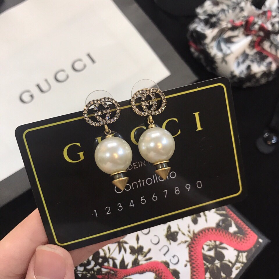 Gucci一比一雙G珍珠經典復古耳環 高端質感百搭款| 8 Gucci一比一雙G珍珠經典復古耳環 高端質感百搭款