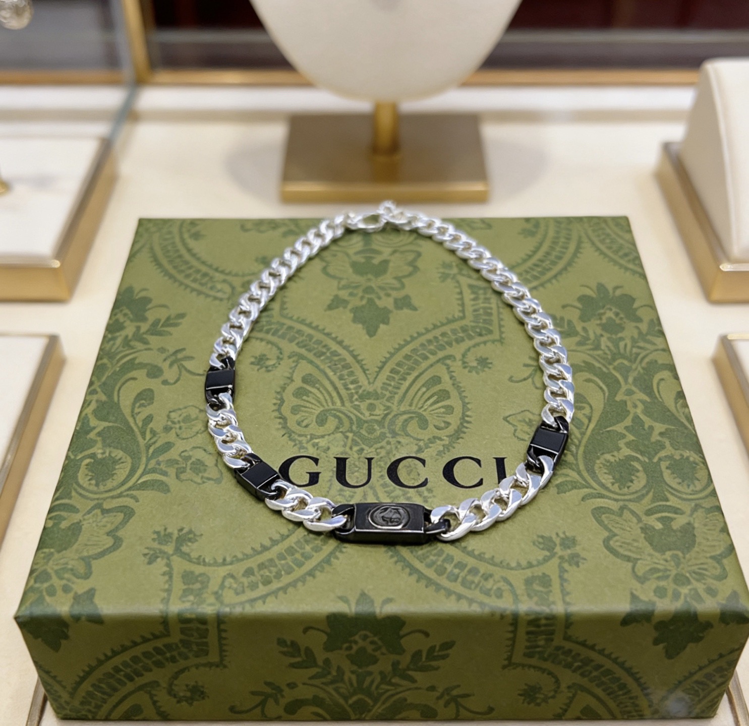 GUCCI 高仿蛇骨鏈條項鍊 金屬簡約潮流款| 9 GUCCI 高仿蛇骨鏈條項鍊 金屬簡約潮流款