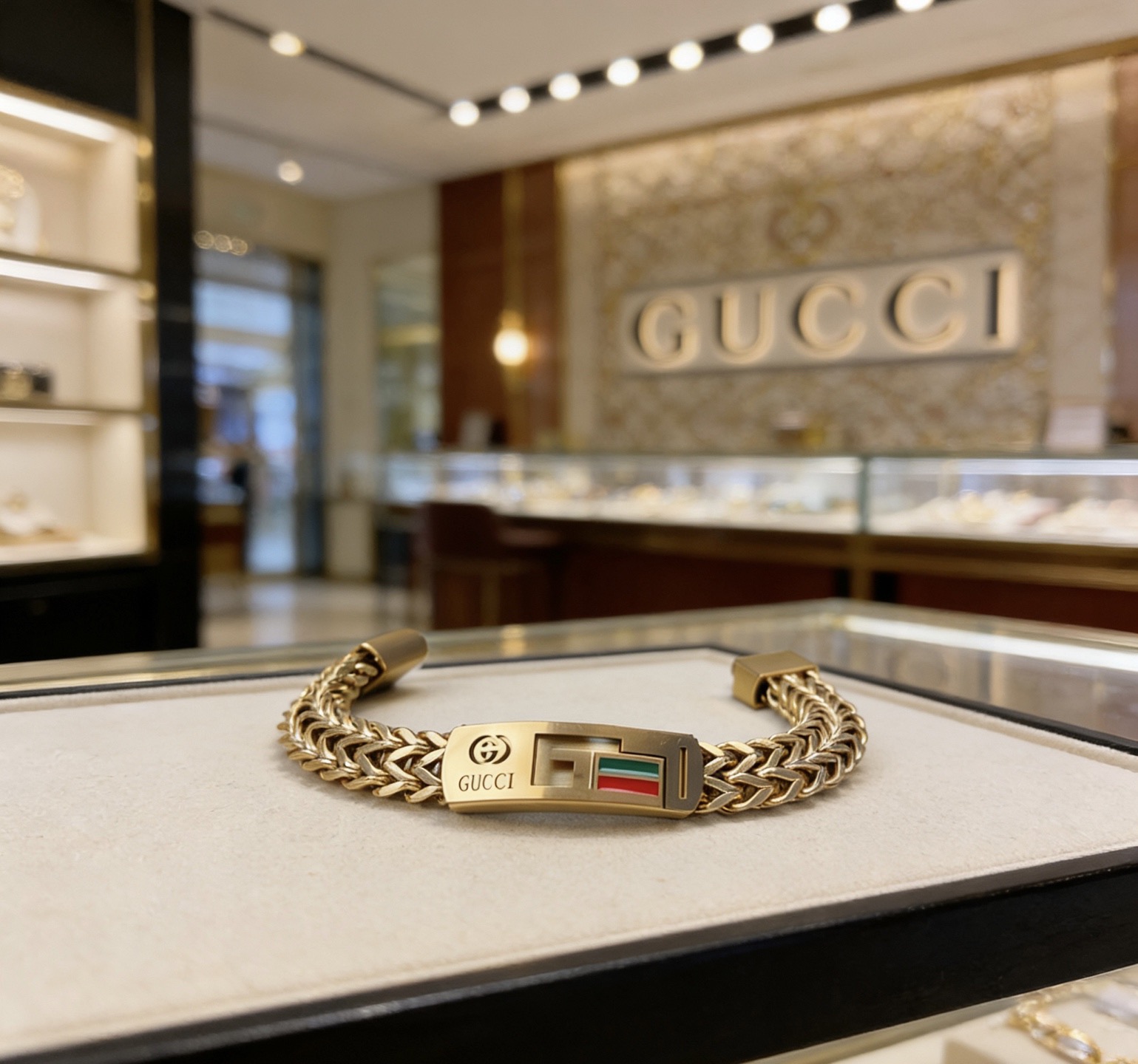 GUCCI一比一復刻雙G金屬編織手鏈 潮流百搭設計款| 14 GUCCI一比一復刻雙G金屬編織手鏈 潮流百搭設計款