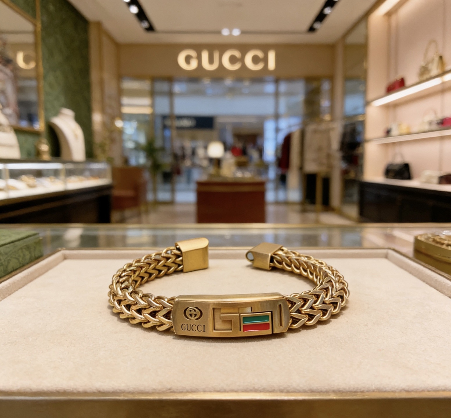 GUCCI一比一復刻雙G金屬編織手鏈 潮流百搭設計款| 12 GUCCI一比一復刻雙G金屬編織手鏈 潮流百搭設計款