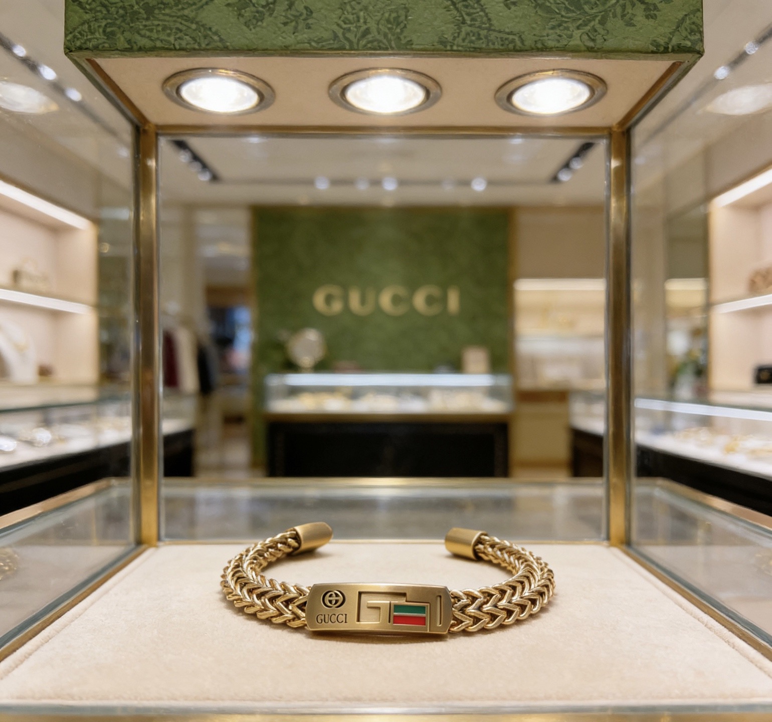 GUCCI一比一復刻雙G金屬編織手鏈 潮流百搭設計款| 7 GUCCI一比一復刻雙G金屬編織手鏈 潮流百搭設計款