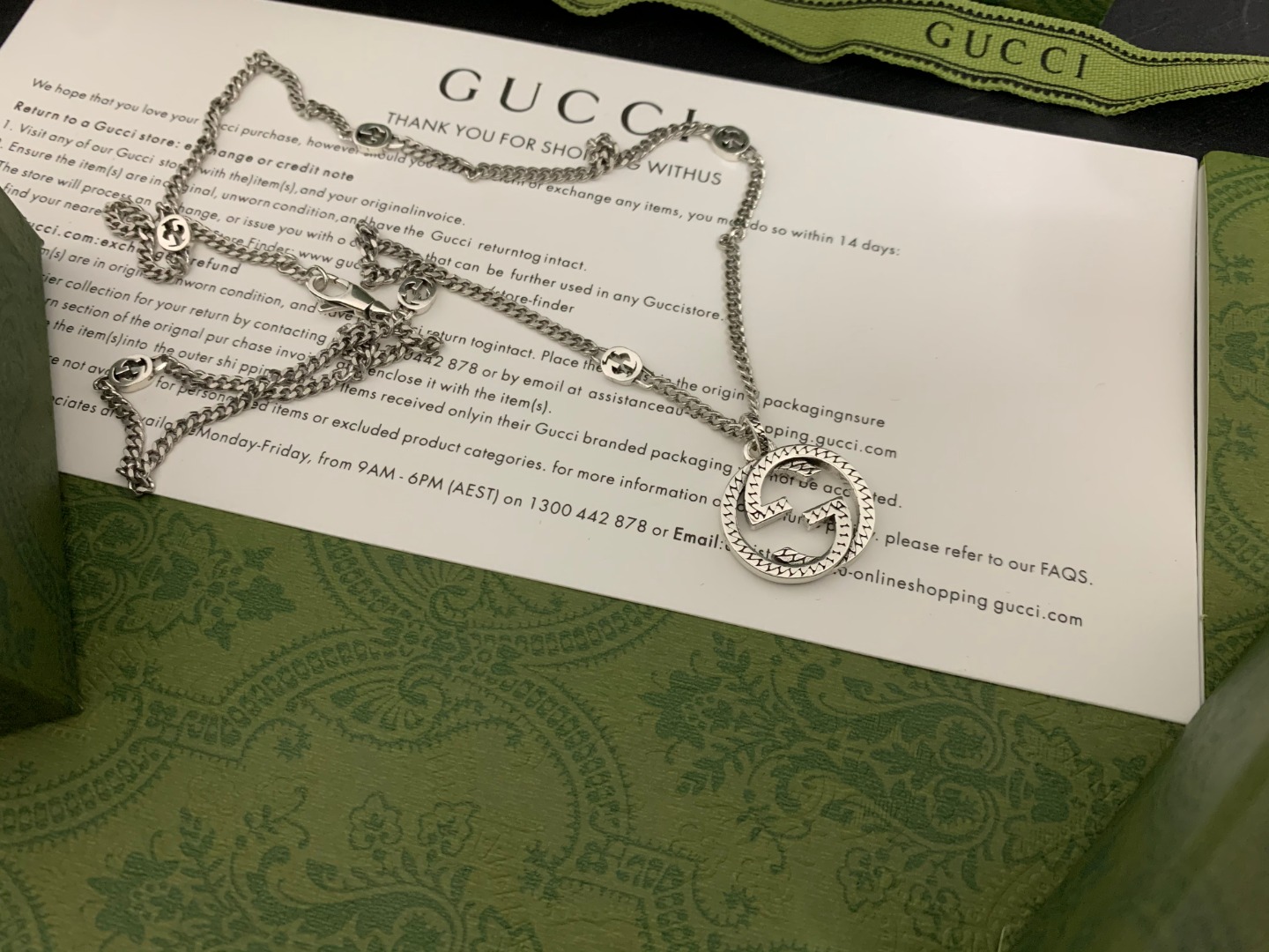 GUCCI一比一雙G細鏈圓環項鍊 簡約時尚款| 13 GUCCI一比一雙G細鏈圓環項鍊 簡約時尚款