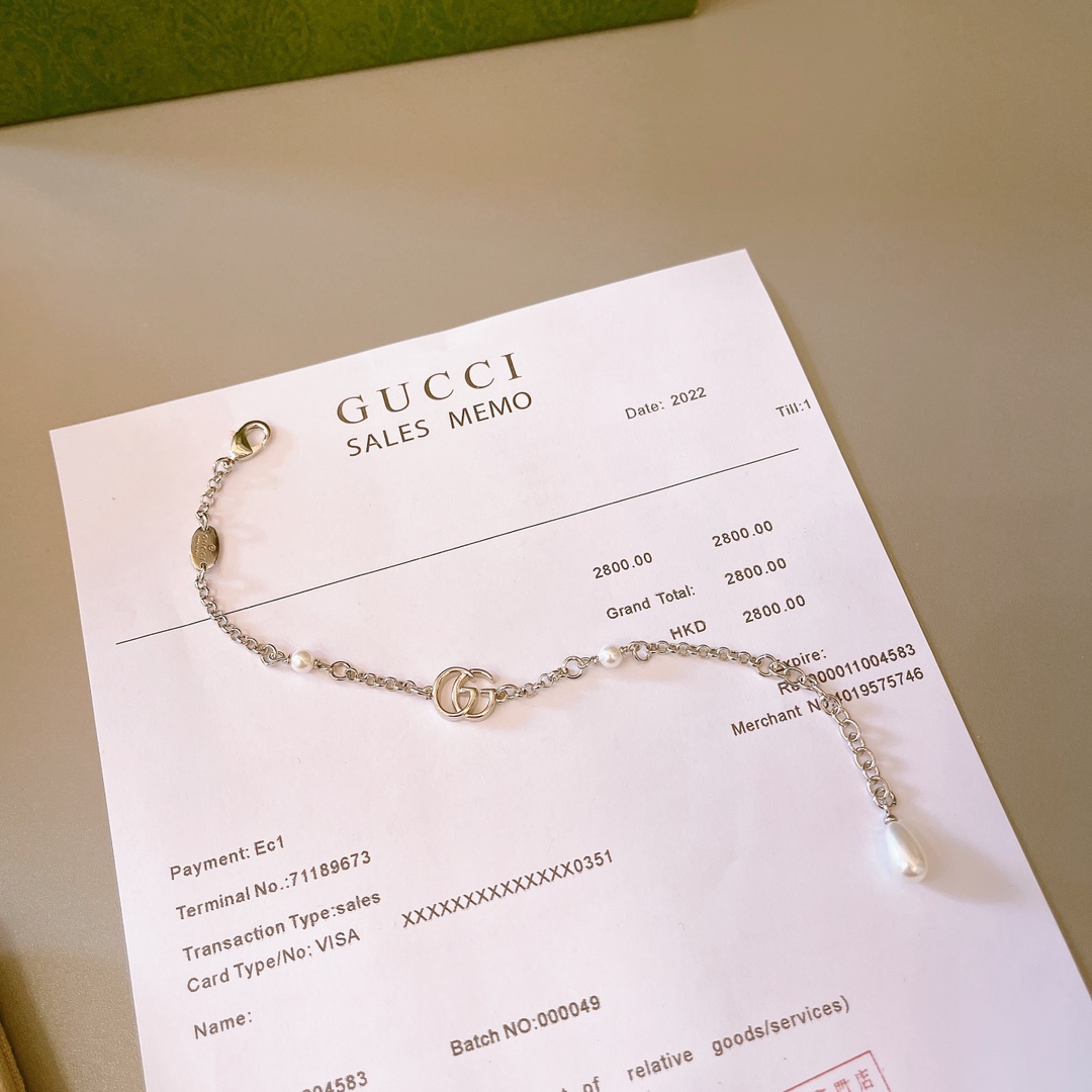 Gucci一比一珍珠雙G手鍊 女款輕奢氣質百搭設計| 7 Gucci一比一珍珠雙G手鍊 女款輕奢氣質百搭設計