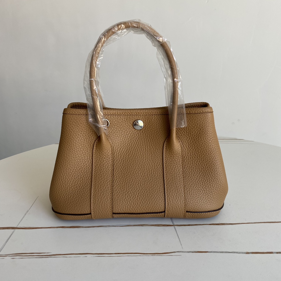 Hermes 高仿 女款 Garden Party托特包 米色拼色 氣質款