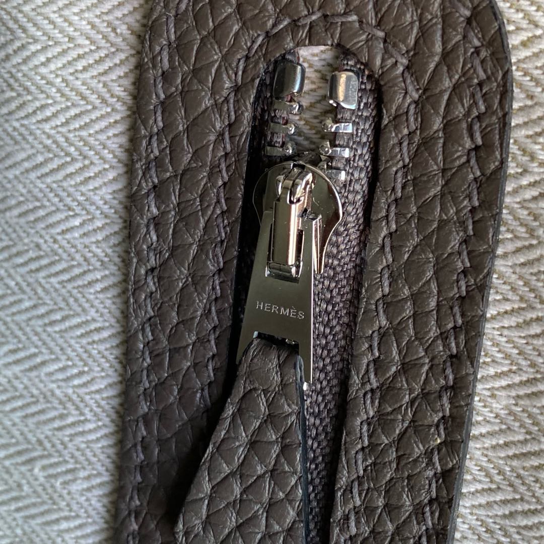 Hermes A貨Garden Party托特包 灰色牛皮手提包 高仿精品| 9 Hermes A貨Garden Party托特包 灰色牛皮手提包 高仿精品