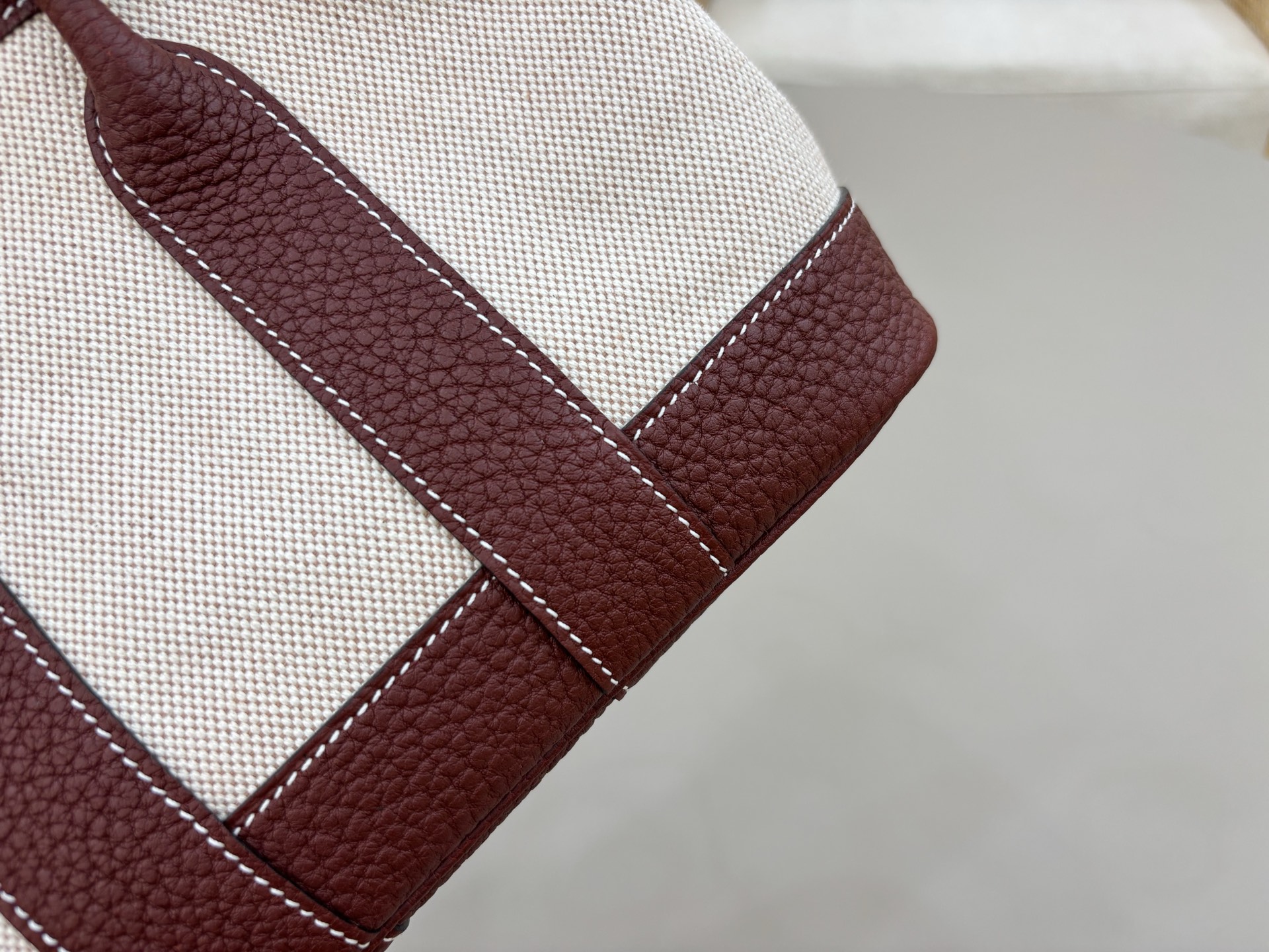 Hermès 高仿 女款 Garden Party 托特包 帆布拼皮 百搭通勤風| 12 Hermès 高仿 女款 Garden Party 托特包 帆布拼皮 百搭通勤風